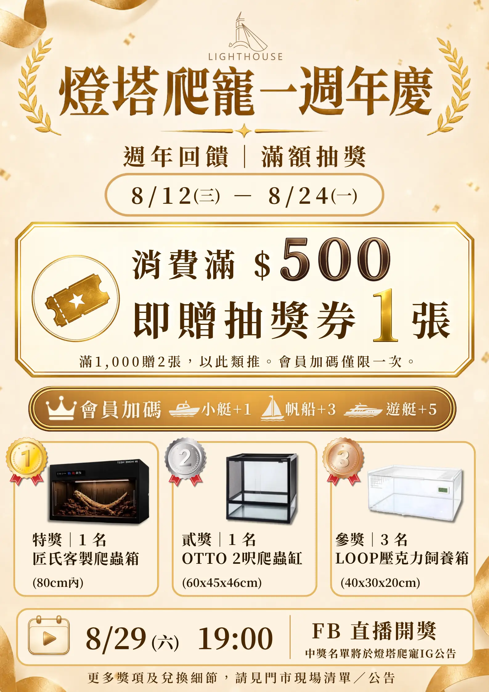 燈塔爬寵一週年慶主活動