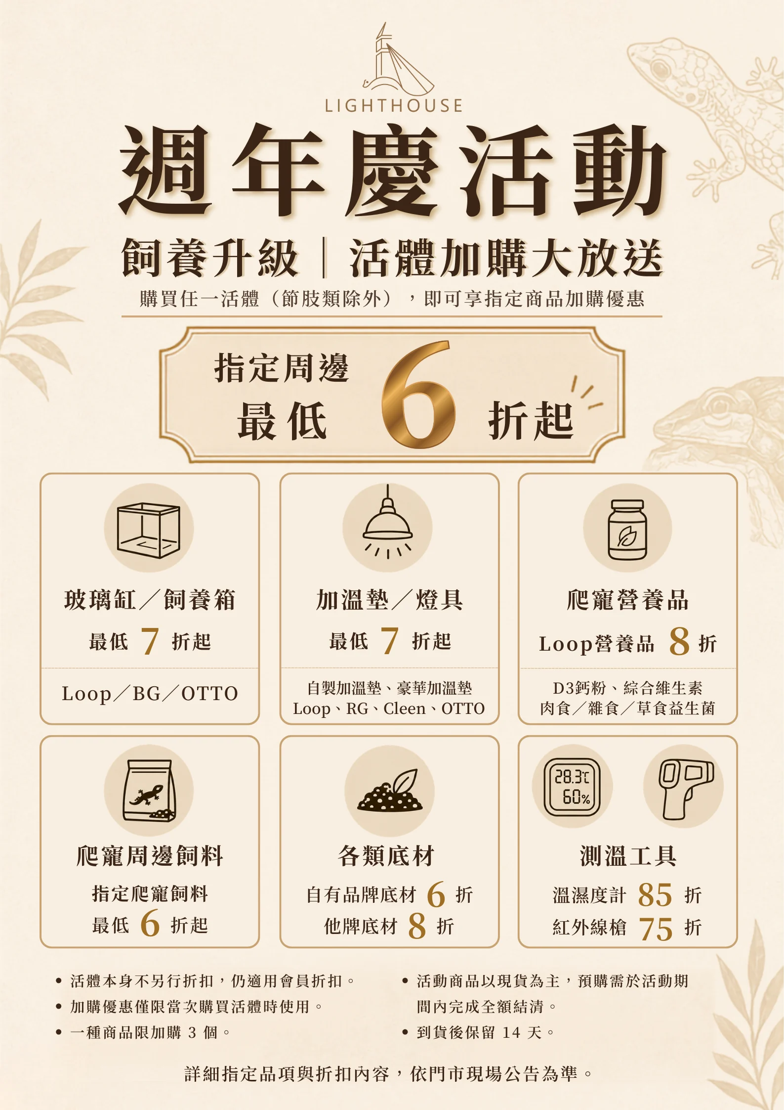 燈塔爬寵一週年慶副活動